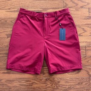 Extracurricular Men’s Golf Shorts Size 30 Rhubarb Red Performance Stretch NWT